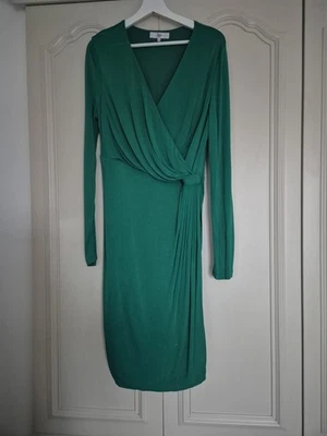 Issa London Women's Green Dress Size 14. Excellent Condition Worn Once Lined VGC - Image 1 of 3
