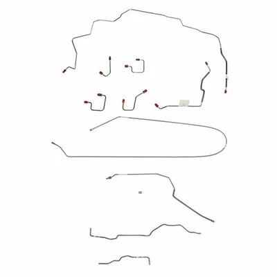 Полный комплект тормозной магистрали подходит для Jeep Grand Cherokee 1997-1998 сталь CBK0020OM - Изображение 1 из 4