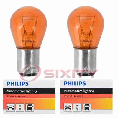 2 pc Philips Front Inner Turn Signal Light Bulbs for Volvo S80 V70 1999-2006 ki - Image 1 of 4