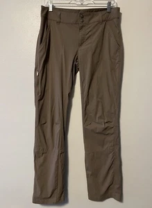 Columbia Omni Shield Women’s Saturday Trail Pant Brown Regular Size 10 Hiking - Picture 1 of 14