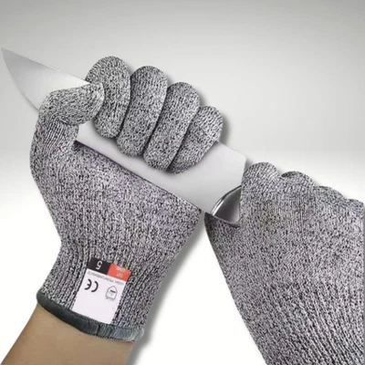 1 Paar Schnittfeste Schnittschutz Handschuhe für Metzger Küche Glas Arbeit Neu - Bild 1 von 4