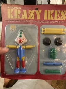 “VERY RARE” VINTAGE” KRAZY IKES CLOWN BUILD-A-FIGURE SEALED - Picture 1 of 11