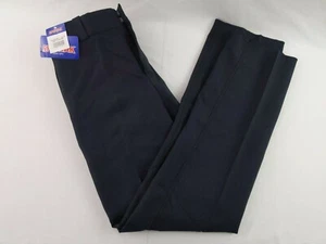 SPIEWAK SU322N3 MENS SIZE 37 UNHEMMED DRK NAVY W/ BLACK STRIPE PANTS TROUSER - Picture 1 of 2