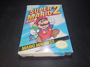 Super Mario Bros. 2 Auténtico Nintendo NES EXCELENTE ESTADO ¡COMPLETO y caja! - Imagen 1 de 9