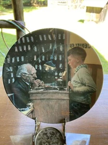 Knowles Collector Plate 1993 The Jeweler by Normal Rockwell - Picture 1 of 8