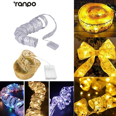 Cinta LED Luces de Hadas 1m 5m 10m Cadena de Vacaciones Hogar para Decoración de Navidad Foto 1 de 4