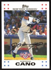 2007 Topps Opening Day   Robinson Cano #9 New York Yankees