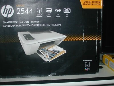 Brand New HP DeskJet 2544 Wireless All-in-One Color Inkjet Printer w/Inks &Cable - Image 1 of 3