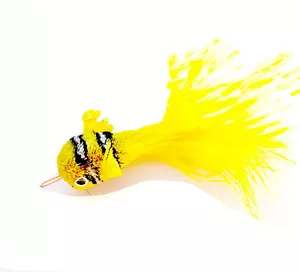 Bacchetta Giocattolo per Gatti Ricarica Pesce Pagliaccio KatFly® - Giallo - Foto 1 di 1