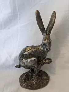 More details for running hare sculpture ornament 