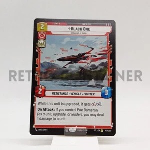 STAR WARS UNLIMITED JTL JUMP TO LIGHTSPEED 147/262 R Black One - Imagen 1 de 1