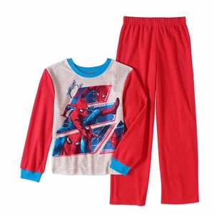 Spider-Man Jungen Poly 2-teiliges Pyjama Set 6/7-10/12 - Bild 1 von 8