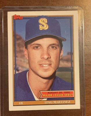1990-91 Topps Major League Debut 1990 Box Set Tino Martinez #99 Rookie RC - Image 1 of 2