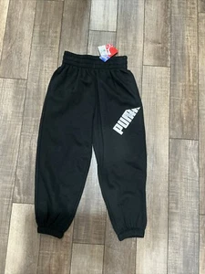 Girls Puma Sweatpants Size XLarge Black Holographic - Picture 1 of 4