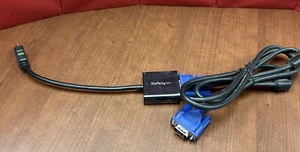 StarTech.com HDMI to VGA Adapter Converter - HD2VGAE2 + 6ft dual male vga cable - Picture 1 of 5