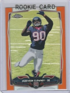 Jadeveon Clowney ROOKIE CARD 2014 Topps Chrome ORANGE $$ REFRACTOR RC Texans! - Bild 1 von 2