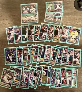 2024 Topps Update (43 Karten) Aqua Parallel Lot KEINE DOPPELTEN mit Rookies, Ohtani - Bild 1 von 3