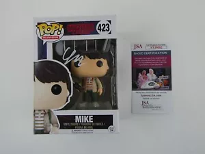 Funko Pop 423 firmado por Finn Wolfhard Stranger Things Mike autografiado certificado de autenticidad JSA - Imagen 1 de 9