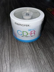 Memorex Cool Colors CD-R 50 Pack Spindle 52x 700 MB 80 Min Recordable Blank CD! - Picture 1 of 5