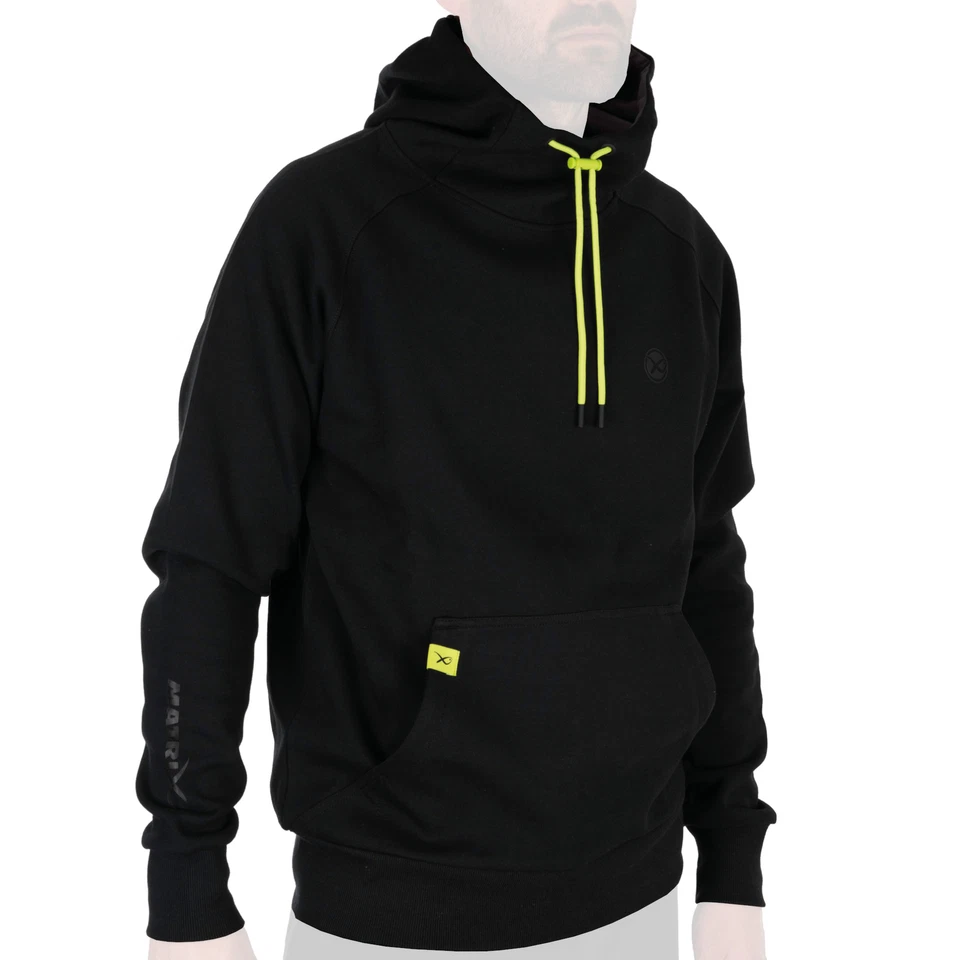 Fox Matrix Pullover für Angler, Hoody Black/Lime (Black Edition), Angelpullover - Bild 1 von 1