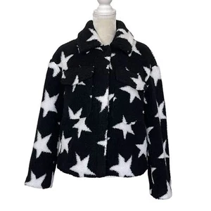 With The Girls by Avec Les Filles Sherpa Trucker Jacket Women’s Size S Starts - Picture 1 of 8