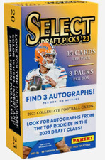 2023 Panini Select Draft Picks Football Factory Sealed Hobby Box