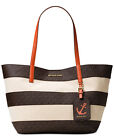 MICHAEL Michael Kors Striped Large East West Tote NWT