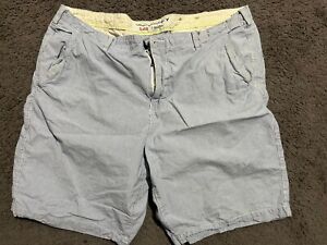 American Eagle Outfitters classic Style shorts men's 42 Blue White Striped