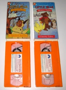 Little Bear VHS Lot Nick Jr. Maurice Sendak - Little Goblin Bear & Winter Tales - Picture 1 of 3