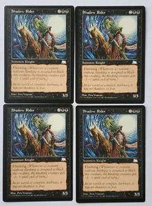 Carta Magic The Gathering Evoca Cavaliere Cavaliere Ombra Fiancheggiante 4 Conteggi - Foto 1 di 6