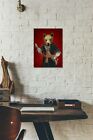 Epic Graffiti 'Bear in Blue Robes' by Fab Funky, Giclee Canvas Wall Art