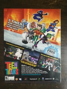 Videojuego Teen Titans 2006 página completa anuncio original 1221 - Imagen 1 de 1