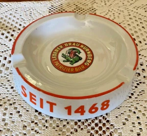 Lederer Brau Nurnberg Patrizier Bier Seit 1468 Bavaria Ash Beer Tray Germany - Picture 1 of 3