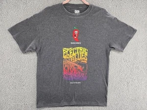 Red Pepper Dos Equis Shirt Mens L Electric Blues Festival Beer Embroidered Weird - Picture 1 of 6