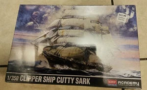 Academy 1/350 Clipper Ship Curry Sark Plastic Model Factory Sealed - Picture 1 of 2