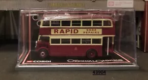Corgi Bus 43904 1/76 scaleAEC Regent Double Decker Bus LEICESTER CITY TRANSPORT - Bild 1 von 2