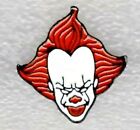 Clown face pin badge. IT Clown lapel pin. Metal Enamel. Stephen King book