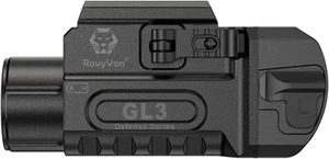 RovyVon GL3 700 Lumens USB-C Rechargeable Weaponlight, 6500K CW LED, Black - Picture 1 of 7