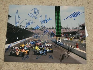 WILL POWER MARCO ANDRETTI +19 INDYCAR DRIVERS SIGNED 11X14 PHOTO coa INDY 500 - Picture 1 of 1