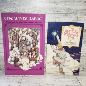 The White Rabbit A Franciscan Christmas Story Ethel Marbach & Boy Who Stole Star - Picture 1 of 11