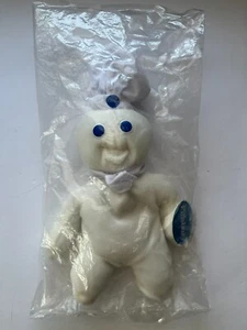 Muñeca de peluche vintage 1997 PILLSBURY DOUGHBOY Beanie Bean Bag con etiquetas - Imagen 1 de 4