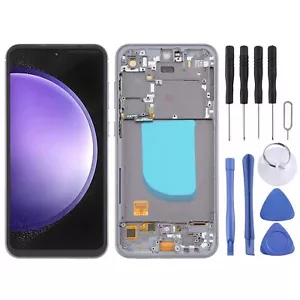 Für Samsung Galaxy S23 FE SM-S711B OLED Display mit Rahmen Touchscreen Schwarz - Bild 1 von 5