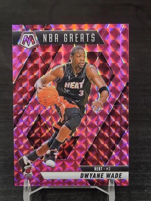 2024-25 Panini Mosaic Dwayne Wade NBA Greats Pink Mosaic Prizm /175 - image 1 of 2