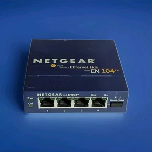Netgear EN104TP Four Port Hub 10Mbps - Picture 1 of 2
