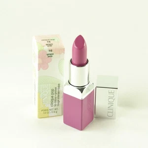 Color de labios Clinique Pop + imprimación 16 GRAPE POP - tamaño 0,13 OZ / 3,9 g Nuevo - Imagen 1 de 1
