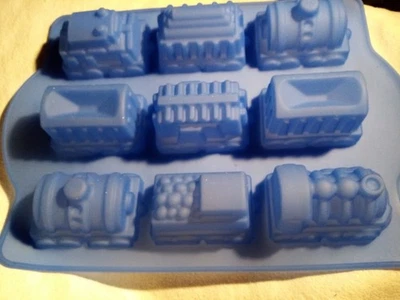 1x Silikon Backform Motiv Lokomotive Neu - Bild 1 von 3