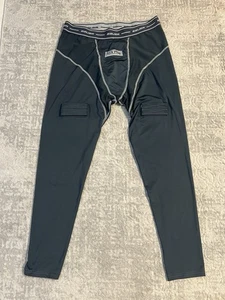 Pantaloni a compressione uomo Bauer collant hockey grigio medio - Foto 1 di 7
