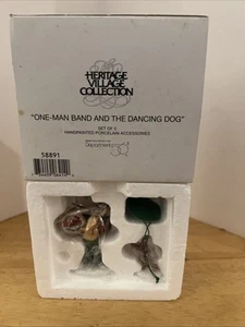 DEPT 56 1998 Heritage Village One Man Band Dancing Dog 58891 Zubehör - Bild 1 von 6