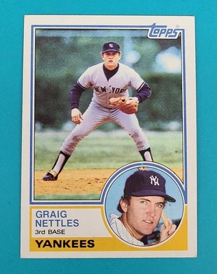 1983 Topps   #635 Graig Nettles  New York Yankees Baseball Card O3 - Image 1 of 2