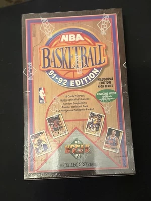 1991-92 NBA Upper Deck High Series в заводской упаковке коробка - Изображение 1 из 2